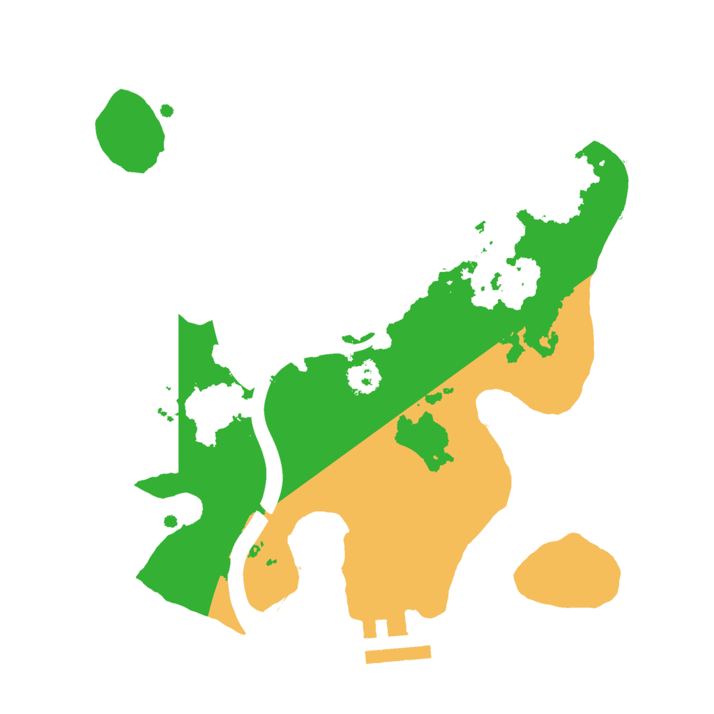 Biome Rust Map: Procedural Map, Size: 2200, Seed: 88285947