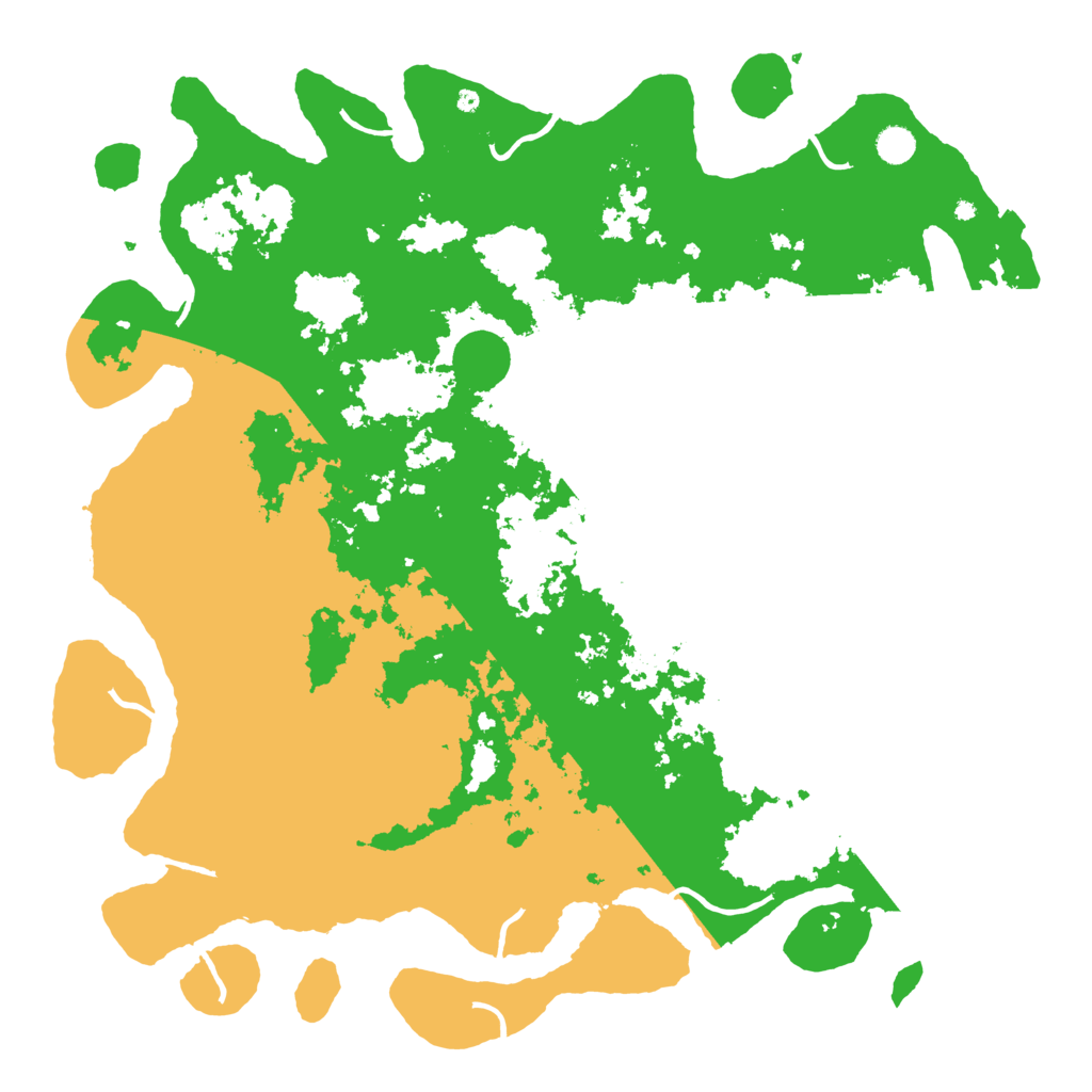 Biome Rust Map: Procedural Map, Size: 5000, Seed: 522723287