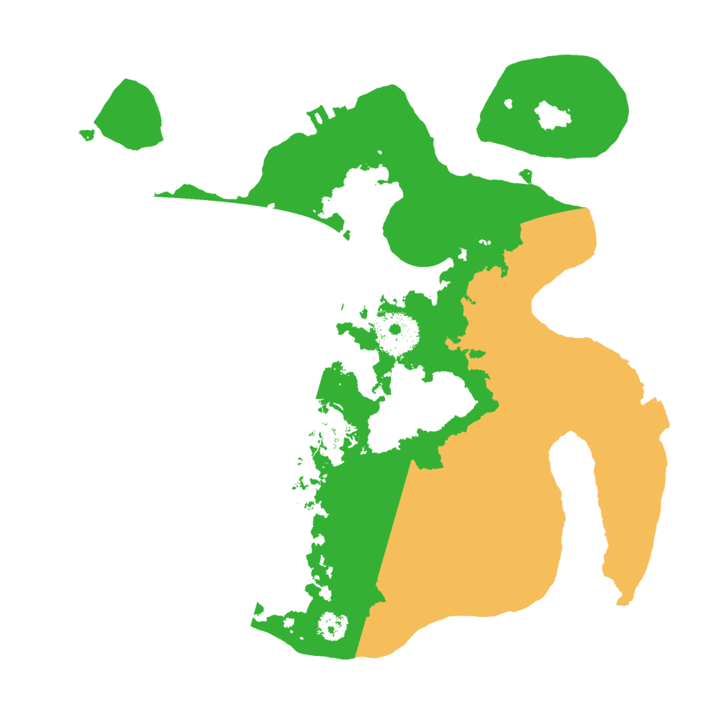 Biome Rust Map: Procedural Map, Size: 2550, Seed: 27