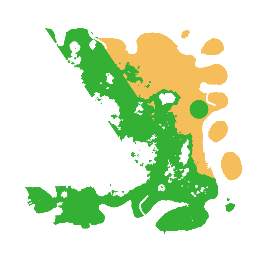 Biome Rust Map: Procedural Map, Size: 3600, Seed: 20403