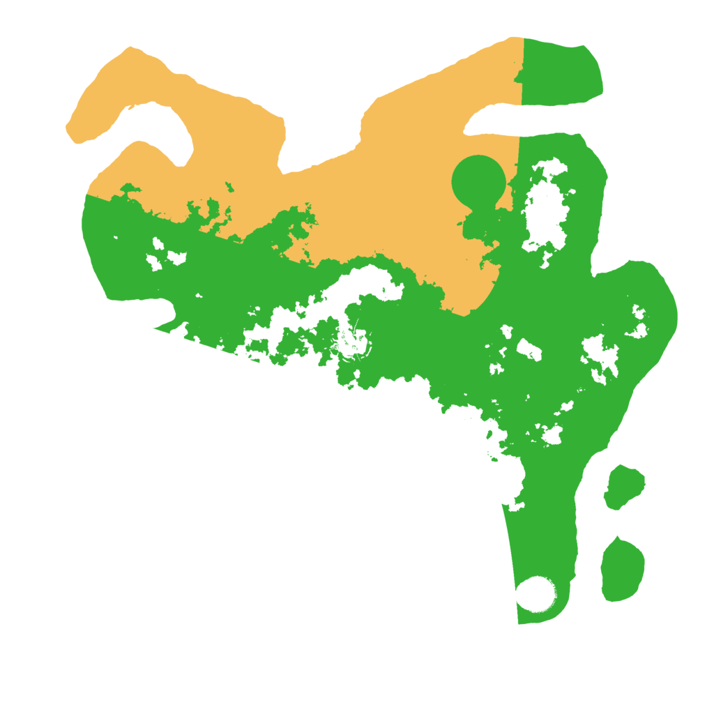 Biome Rust Map: Barren, Size: 3500, Seed: 589629377