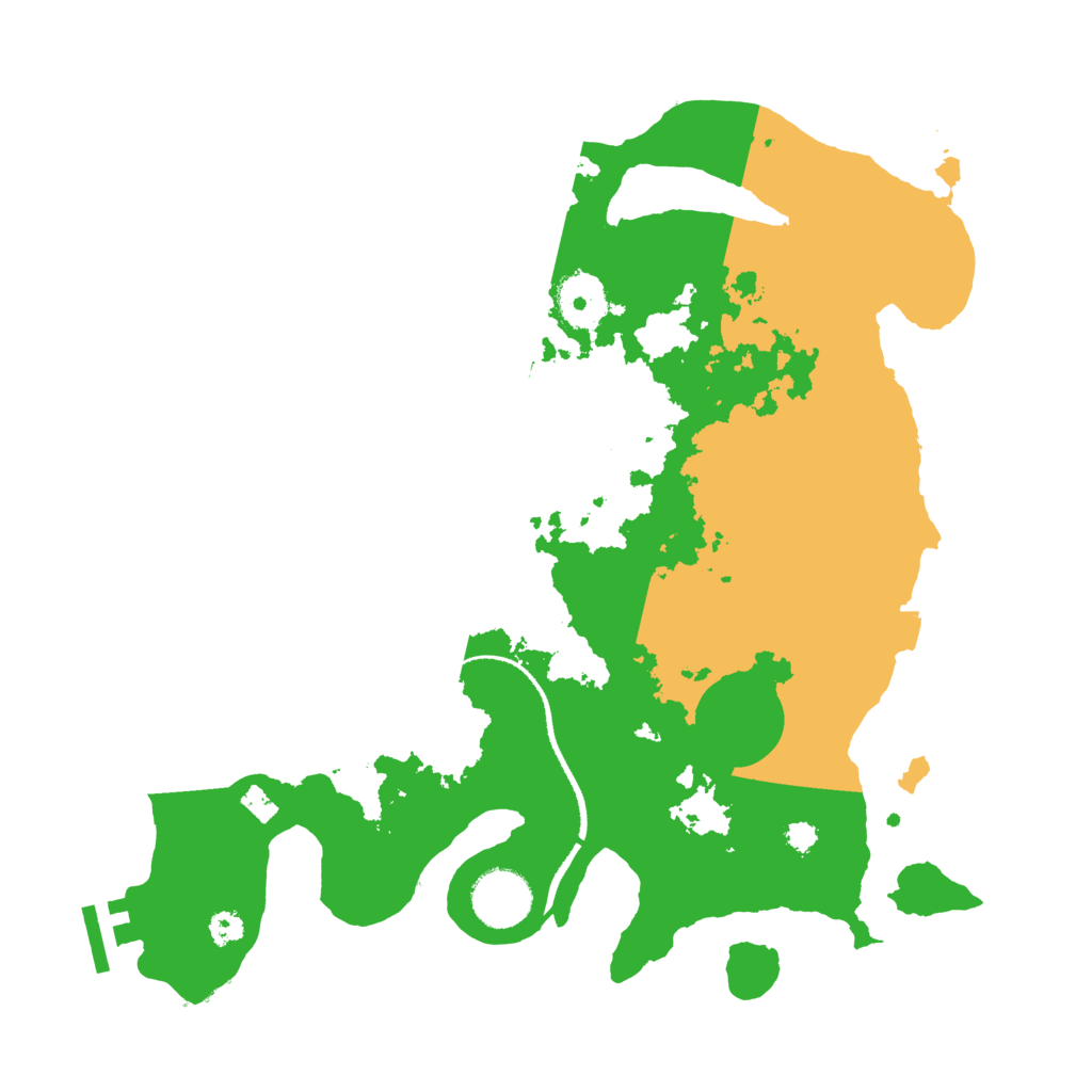 Biome Rust Map: Procedural Map, Size: 3250, Seed: 1552260593