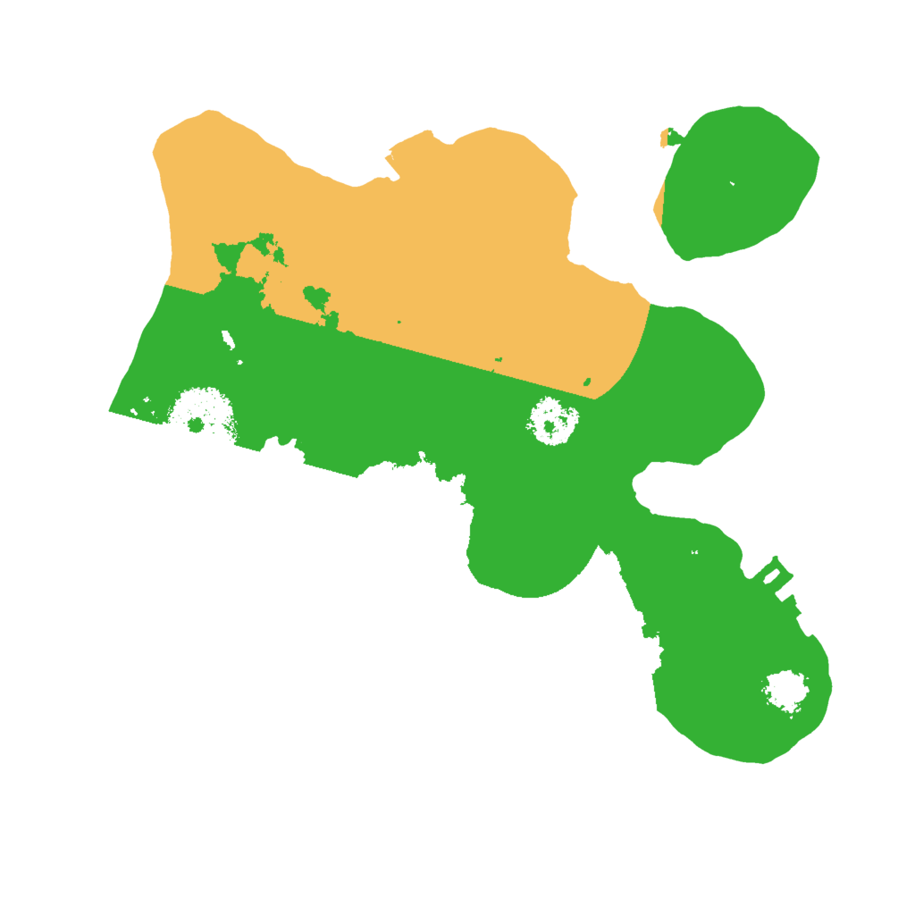 Biome Rust Map: Procedural Map, Size: 2000, Seed: 560447872