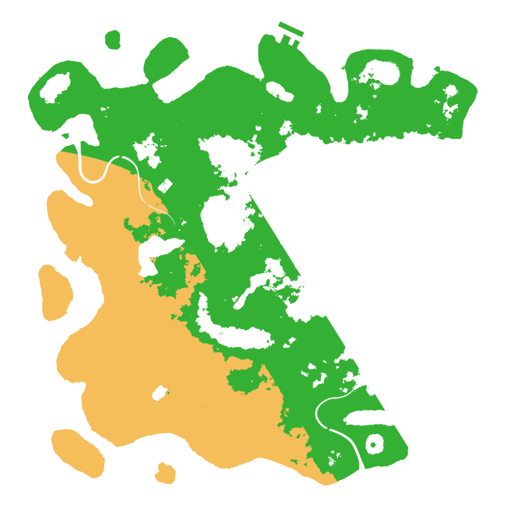 Biome Rust Map: Procedural Map, Size: 4000, Seed: 1345450259