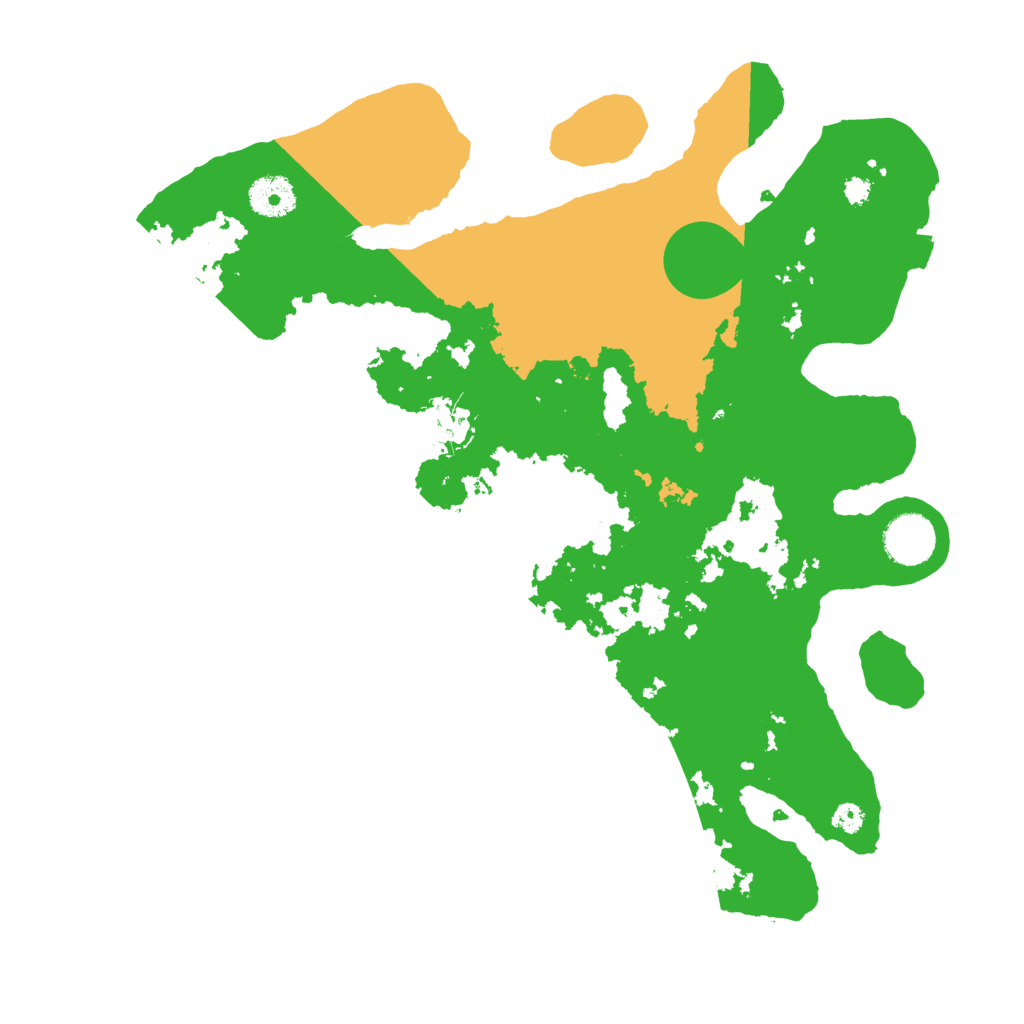 Biome Rust Map: Procedural Map, Size: 3500, Seed: 138616646