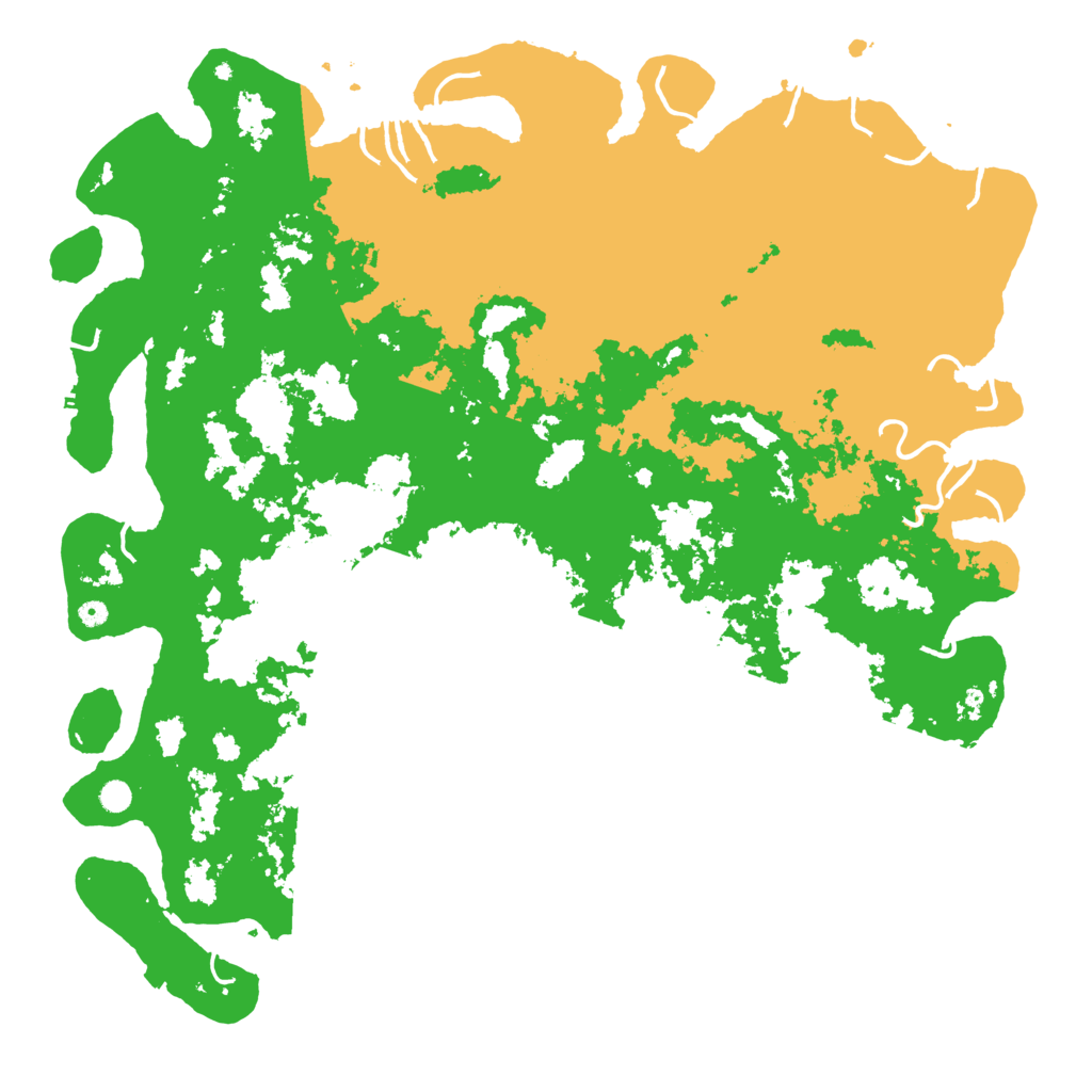 Biome Rust Map: Procedural Map, Size: 6000, Seed: 864042106