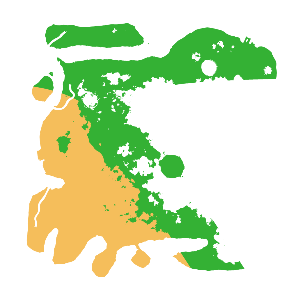 Biome Rust Map: Procedural Map, Size: 3400, Seed: 4415661
