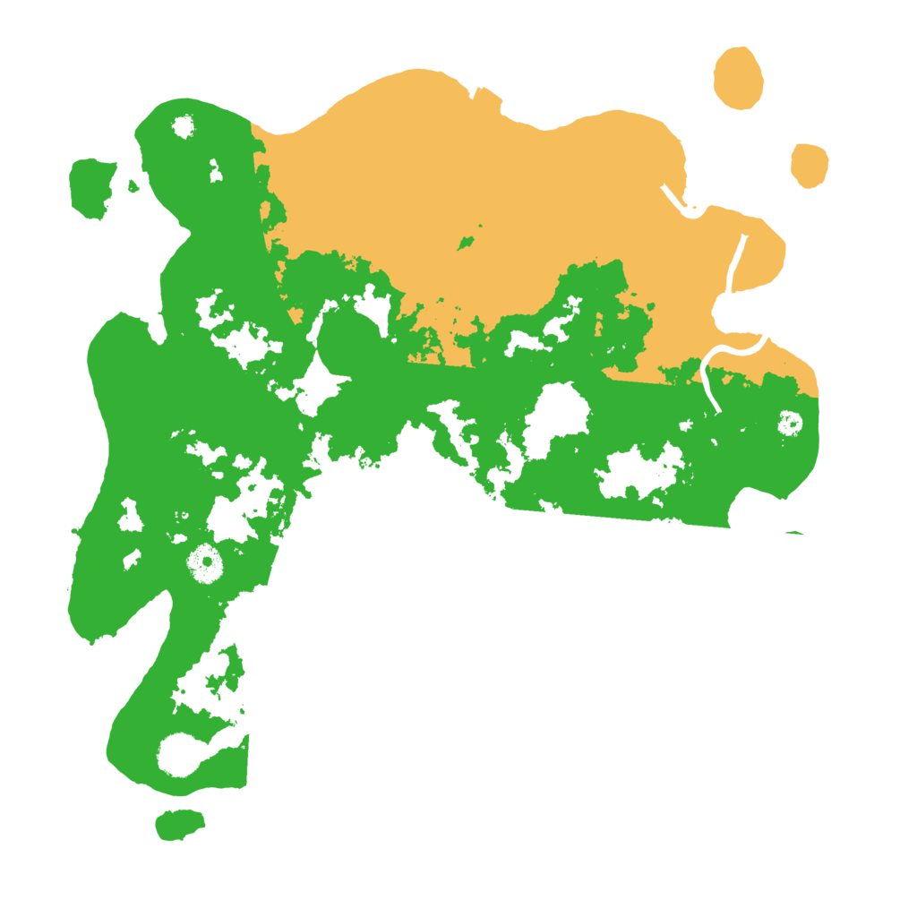 Biome Rust Map: Procedural Map, Size: 3750, Seed: 411106802