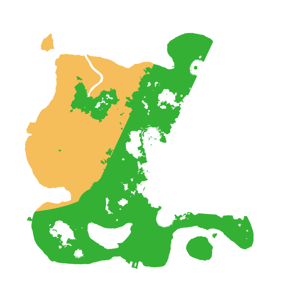 Biome Rust Map: Procedural Map, Size: 3000, Seed: 1394261099