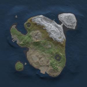 Thumbnail Rust Map: Procedural Map, Size: 2000, Seed: 987654, 7 Monuments