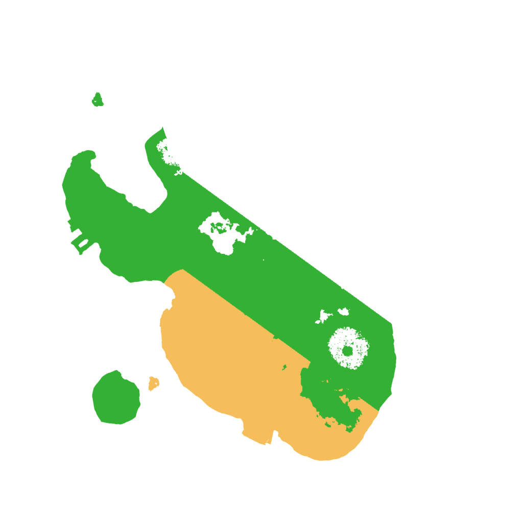 Biome Rust Map: Procedural Map, Size: 2000, Seed: 987654