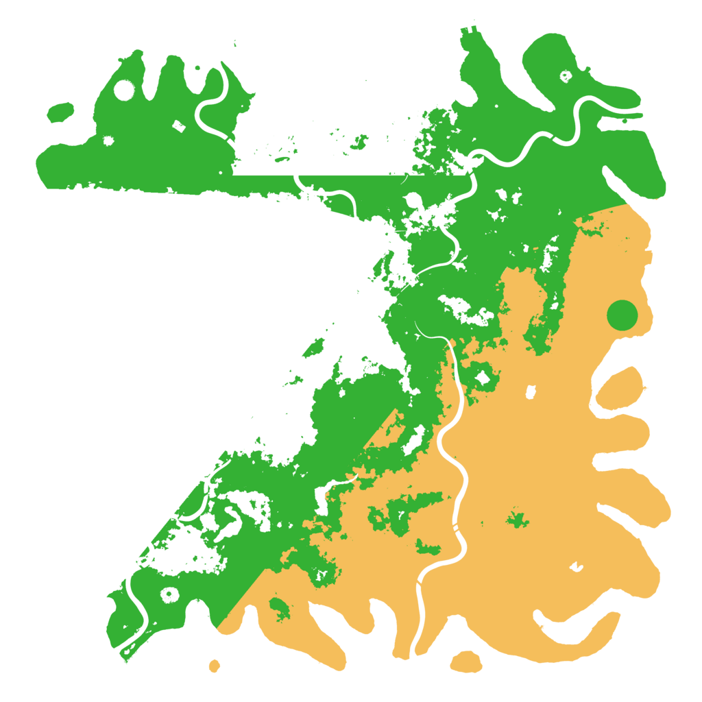 Biome Rust Map: Procedural Map, Size: 6000, Seed: 1830054250