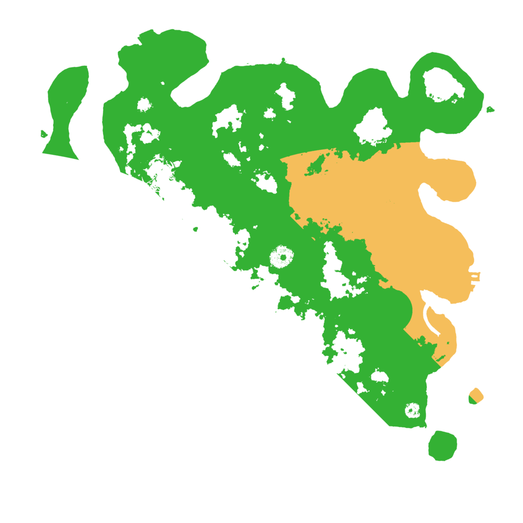 Biome Rust Map: Procedural Map, Size: 3500, Seed: 741279952