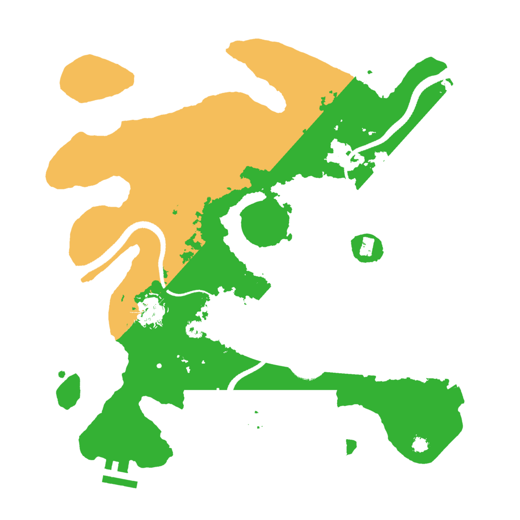 Biome Rust Map: Procedural Map, Size: 3000, Seed: 2146272514