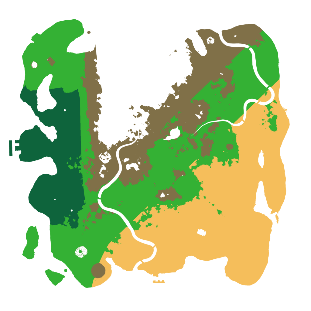 Biome Rust Map: Procedural Map, Size: 4000, Seed: 168266011