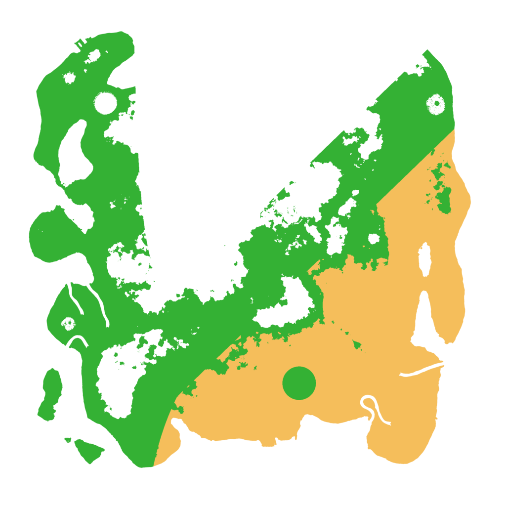 Biome Rust Map: Procedural Map, Size: 4000, Seed: 168266011