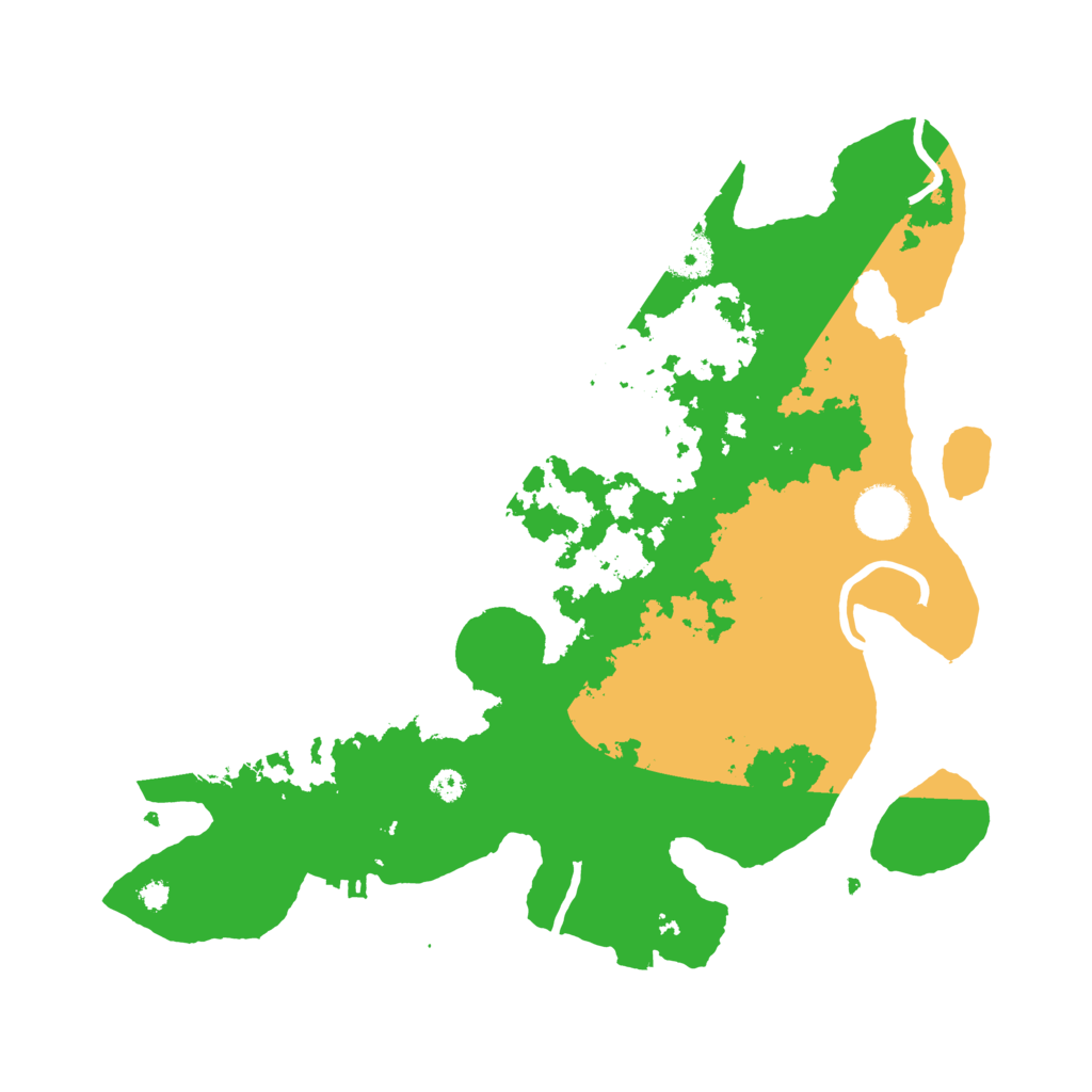 Biome Rust Map: Procedural Map, Size: 3500, Seed: 626839468