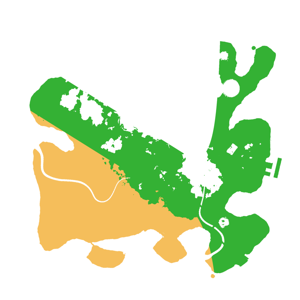 Biome Rust Map: Procedural Map, Size: 3000, Seed: 20190