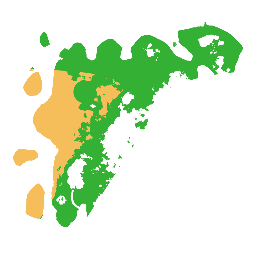 Biome Rust Map: Procedural Map, Size: 3000, Seed: 2413905