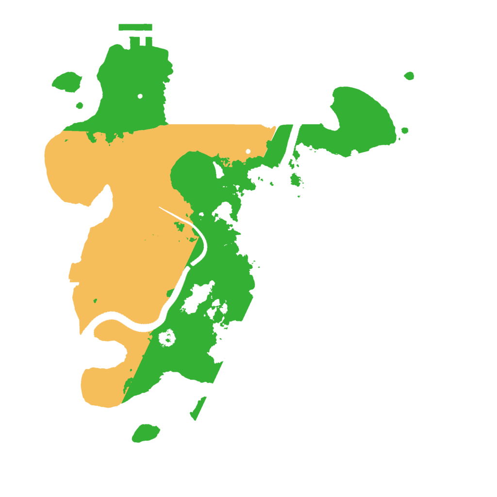 Biome Rust Map: Procedural Map, Size: 3000, Seed: 14559