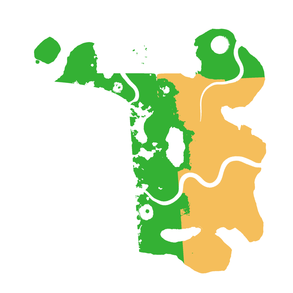 Biome Rust Map: Procedural Map, Size: 3000, Seed: 851614780