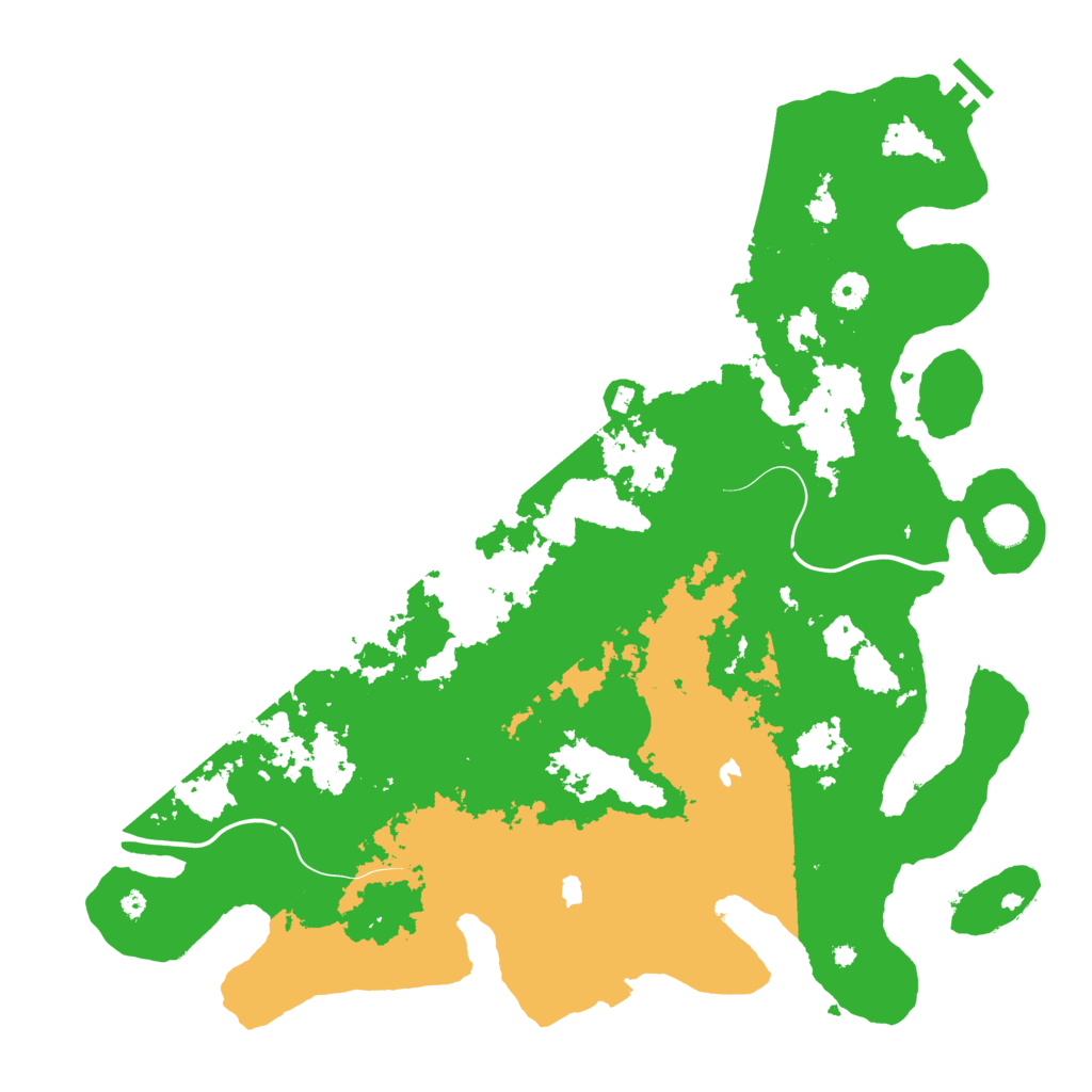 Biome Rust Map: Procedural Map, Size: 4500, Seed: 7324019