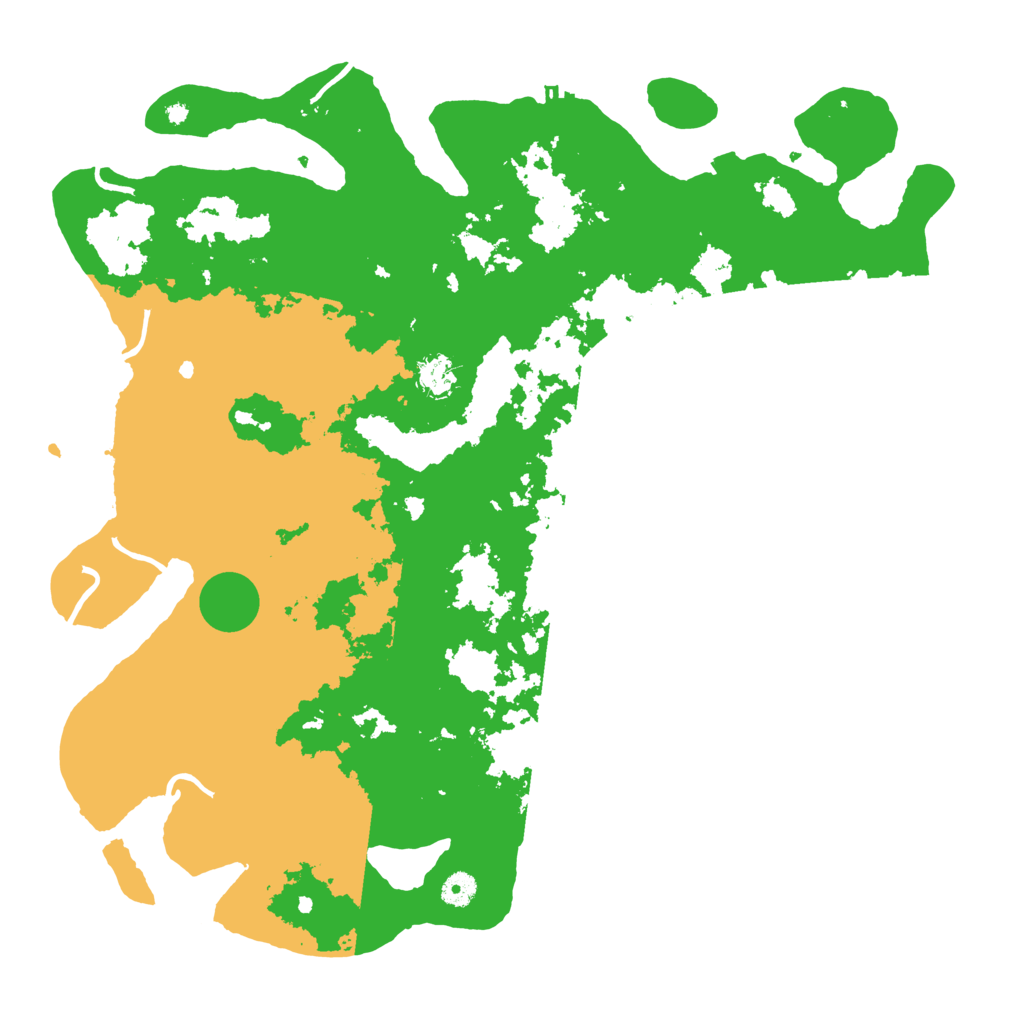 Biome Rust Map: Procedural Map, Size: 4500, Seed: 1323664947