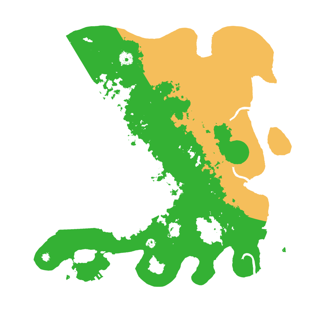 Biome Rust Map: Procedural Map, Size: 3500, Seed: 634656104