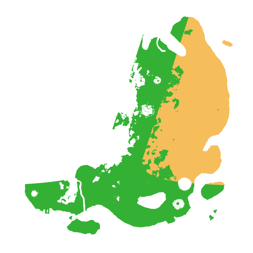 Biome Rust Map: Procedural Map, Size: 3500, Seed: 1487165224