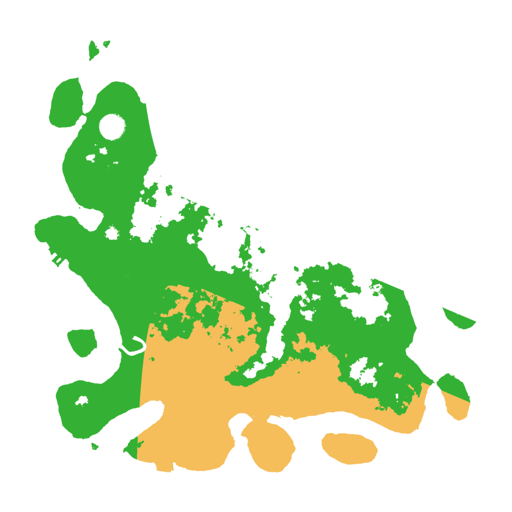 Biome Rust Map: Procedural Map, Size: 3500, Seed: 884992373