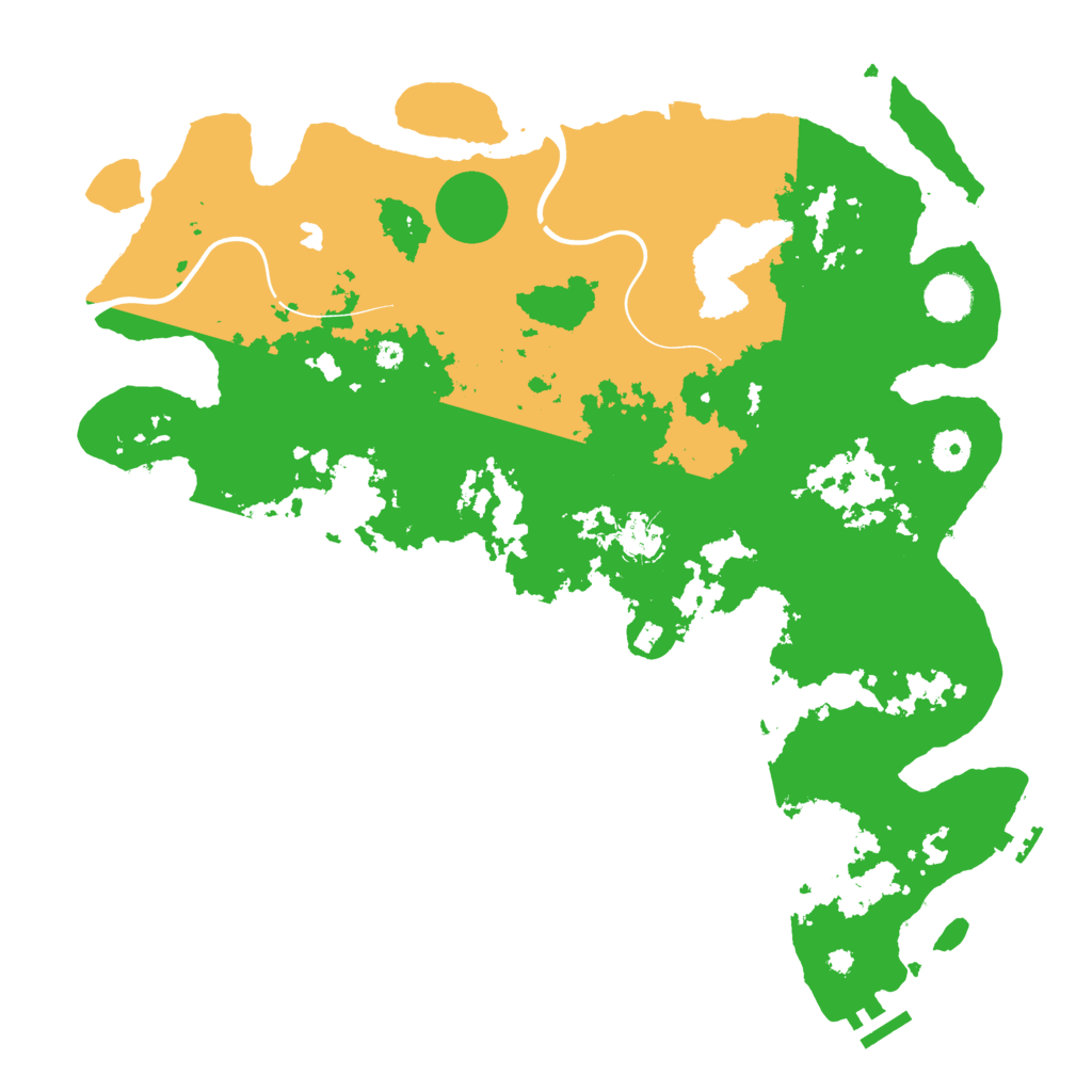 Biome Rust Map: Procedural Map, Size: 4000, Seed: 9398062