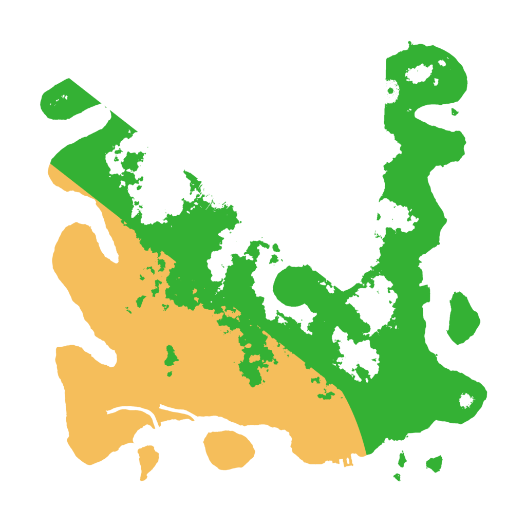 Biome Rust Map: Procedural Map, Size: 3500, Seed: 1246675660