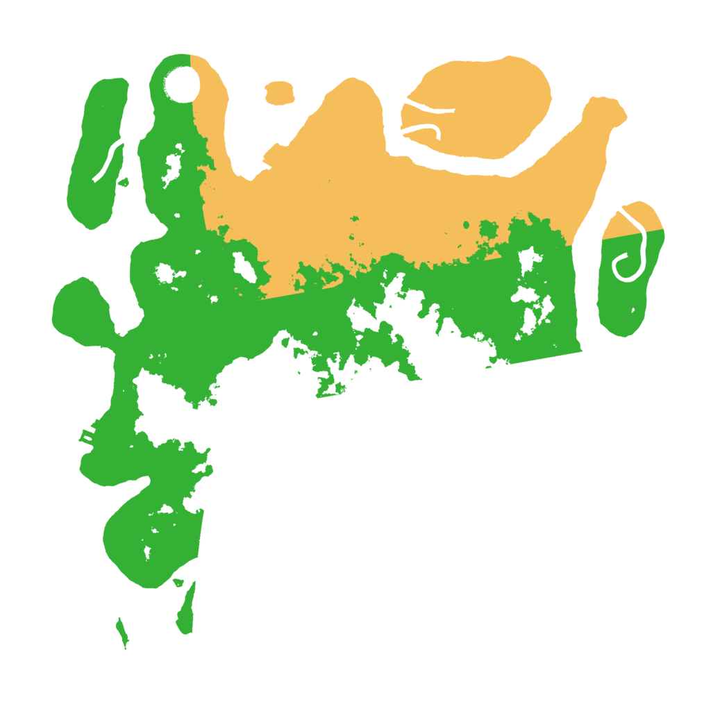 Biome Rust Map: Procedural Map, Size: 3500, Seed: 28109