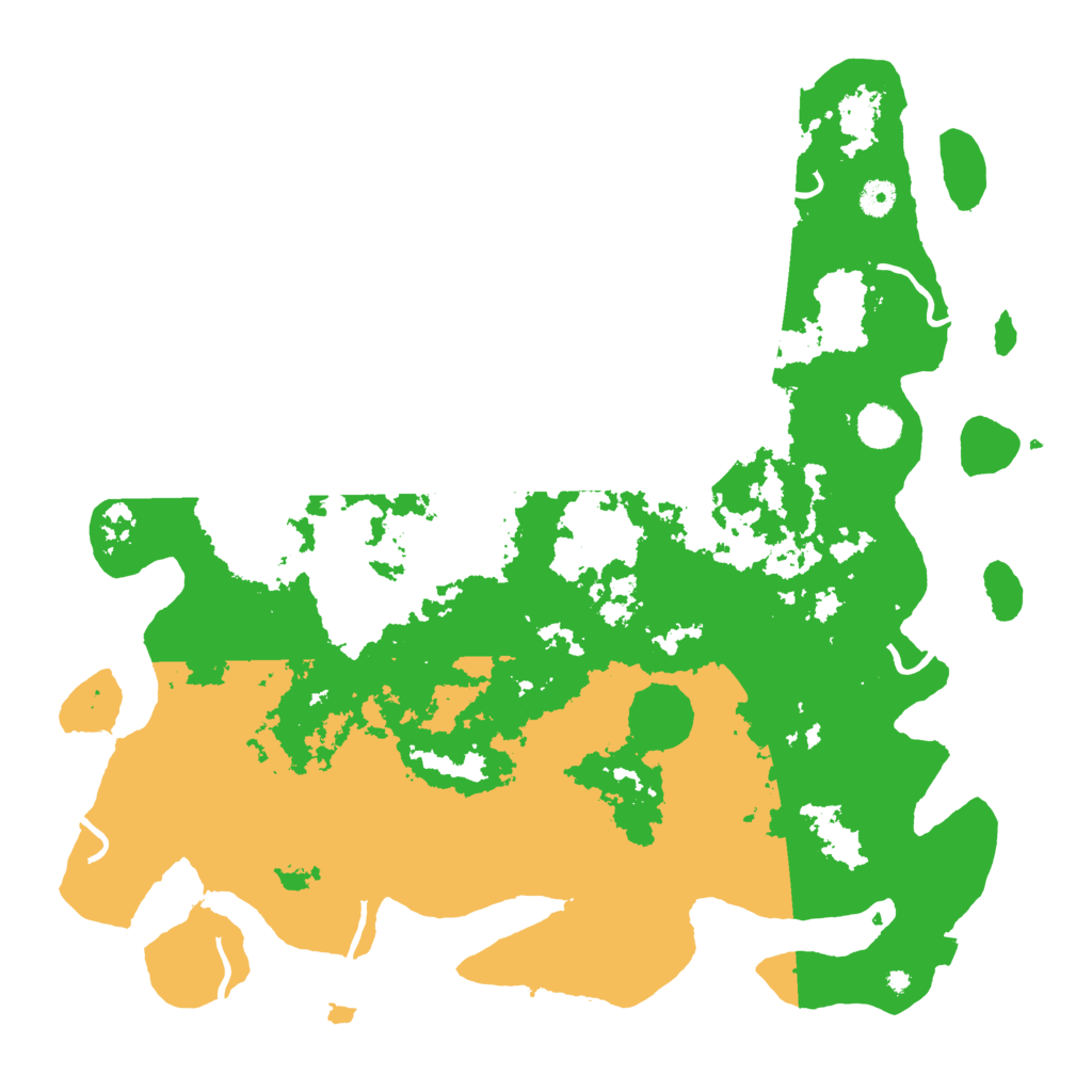 Biome Rust Map: Procedural Map, Size: 4500, Seed: 1184110394