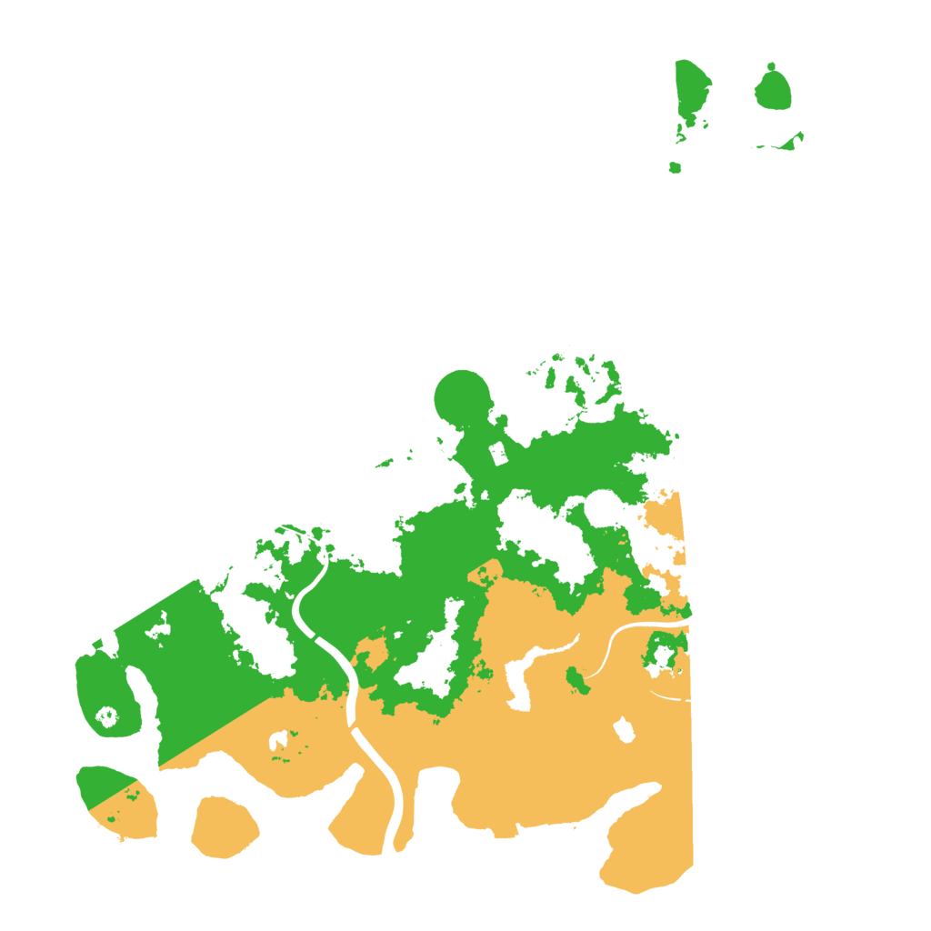 Biome Rust Map: Procedural Map, Size: 4500, Seed: 1140752375