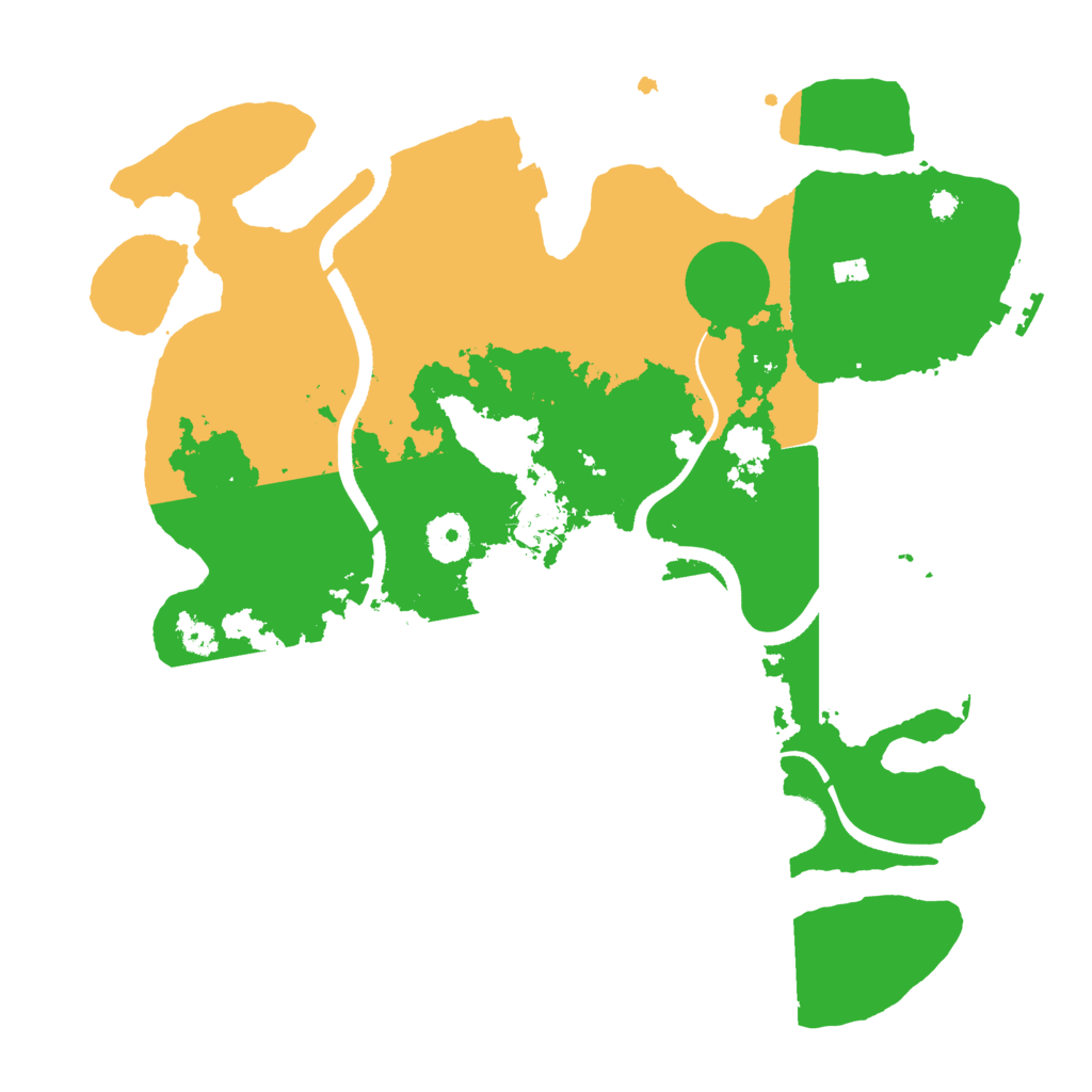 Biome Rust Map: Procedural Map, Size: 3500, Seed: 483760325