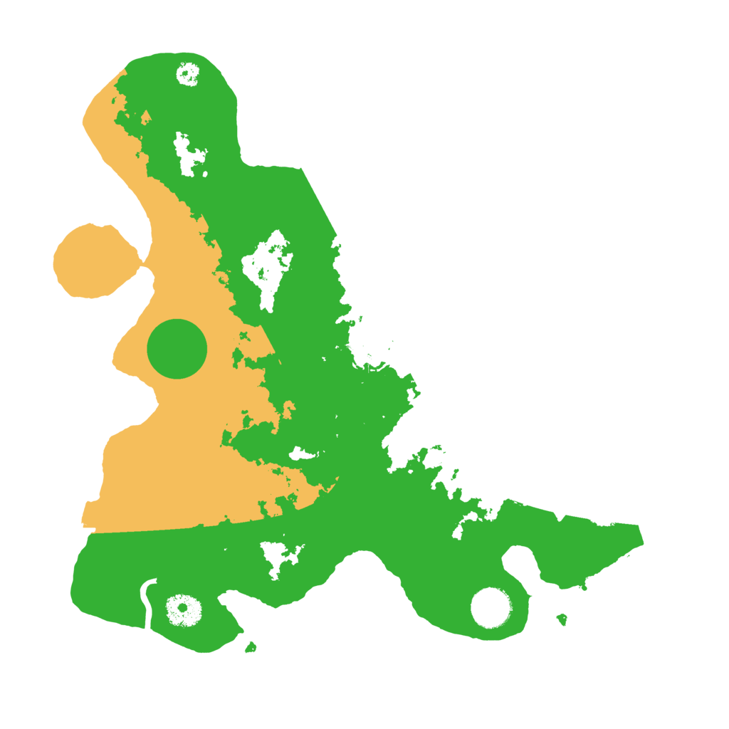 Biome Rust Map: Procedural Map, Size: 3200, Seed: 567515450