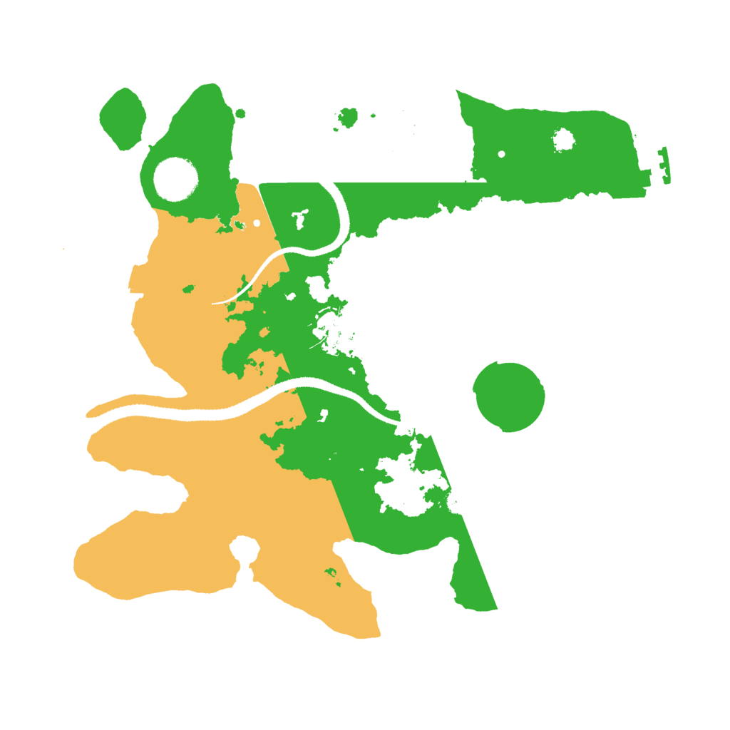 Biome Rust Map: Procedural Map, Size: 3000, Seed: 174836050