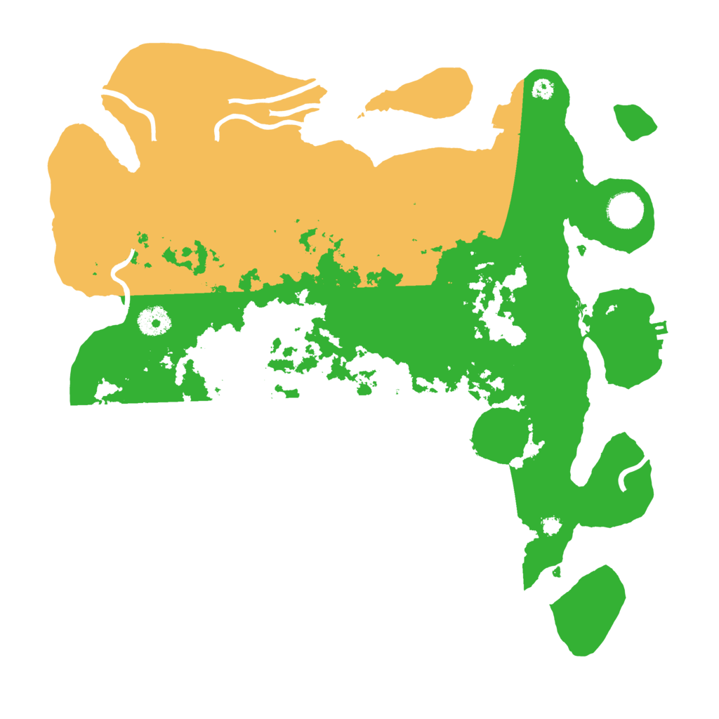 Biome Rust Map: Procedural Map, Size: 3500, Seed: 752080544