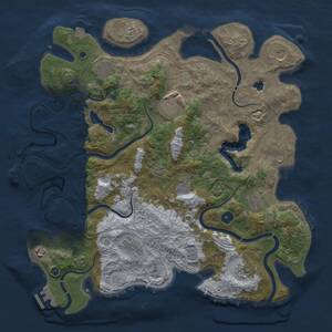 Thumbnail Rust Map: Procedural Map, Size: 4250, Seed: 352952114, 15 Monuments