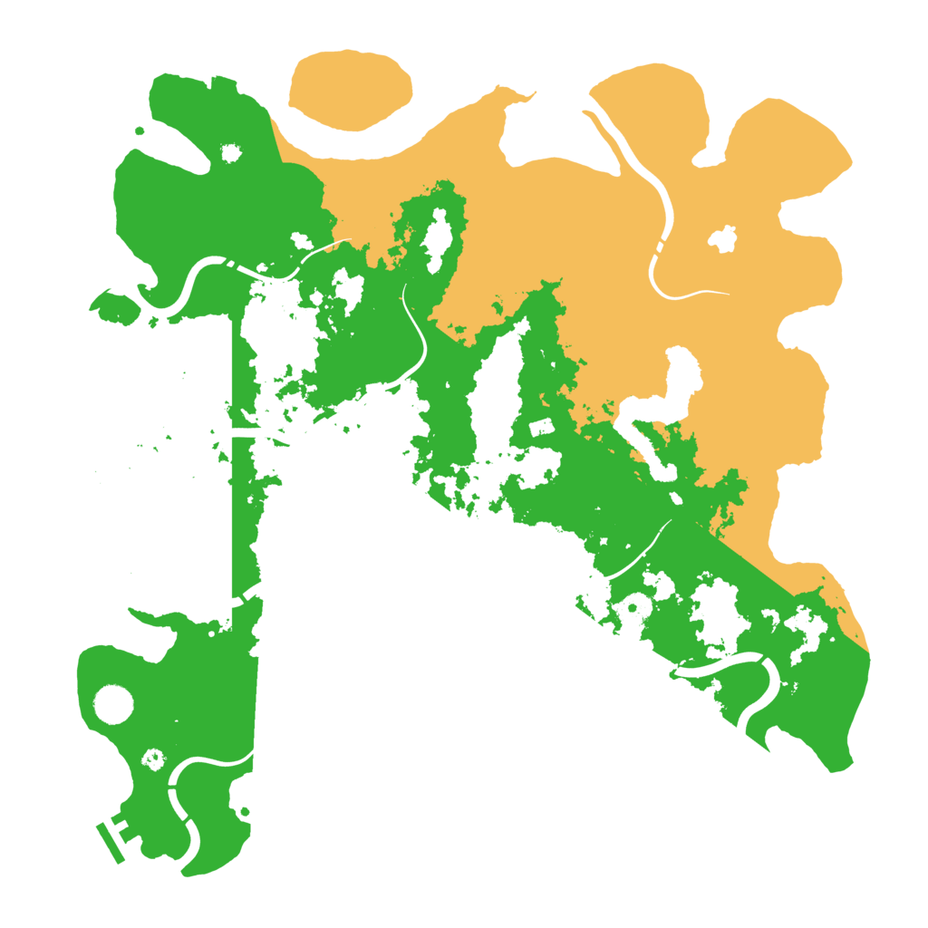 Biome Rust Map: Procedural Map, Size: 4250, Seed: 352952114