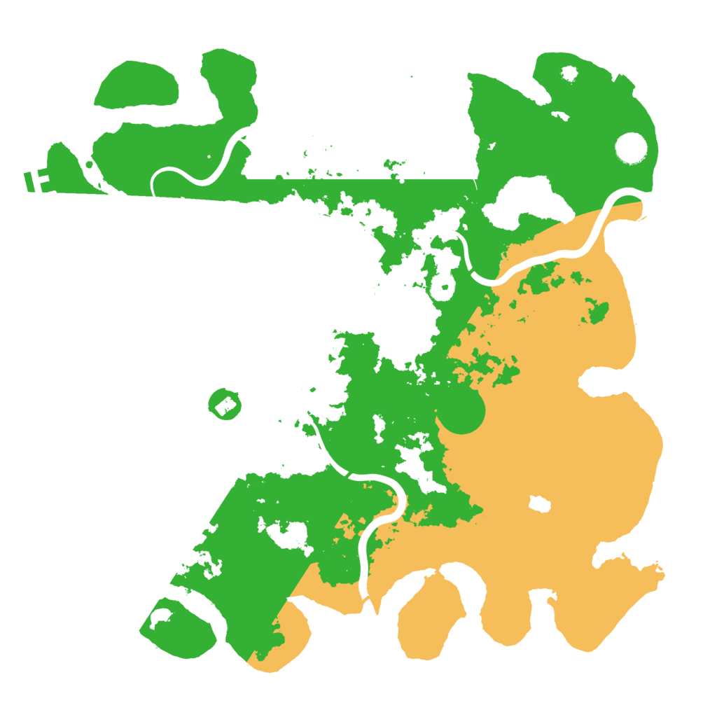Biome Rust Map: Procedural Map, Size: 4000, Seed: 245876259