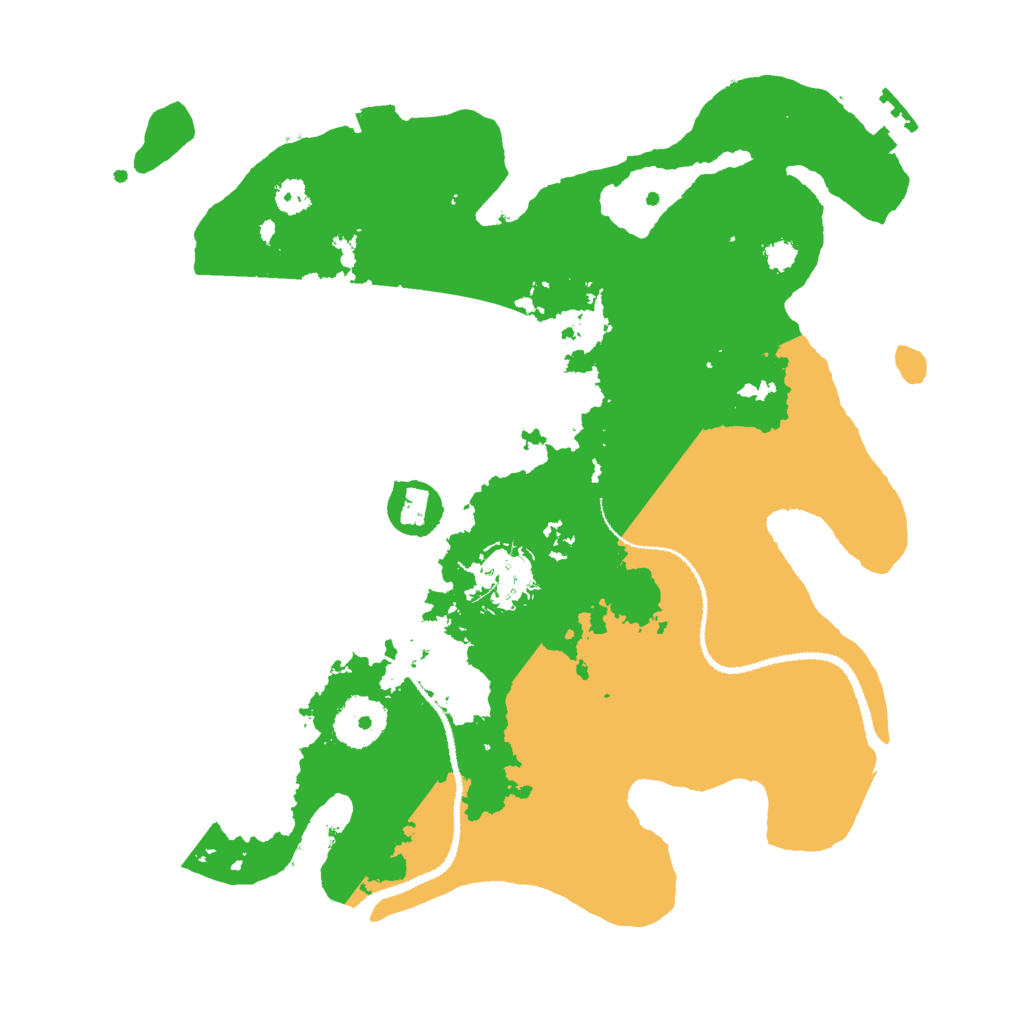 Biome Rust Map: Procedural Map, Size: 3000, Seed: 2067391711