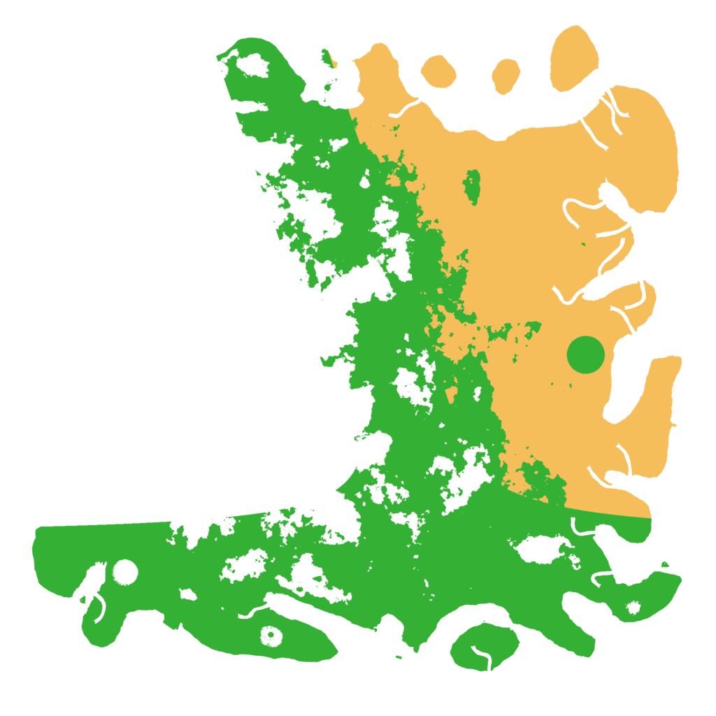 Biome Rust Map: Procedural Map, Size: 5000, Seed: 44433434