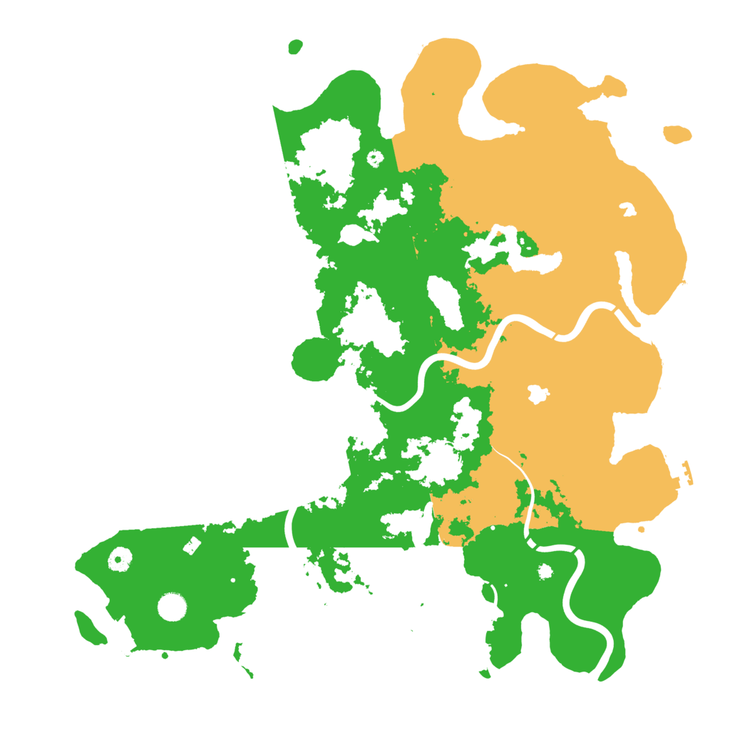 Biome Rust Map: Procedural Map, Size: 4500, Seed: 76953