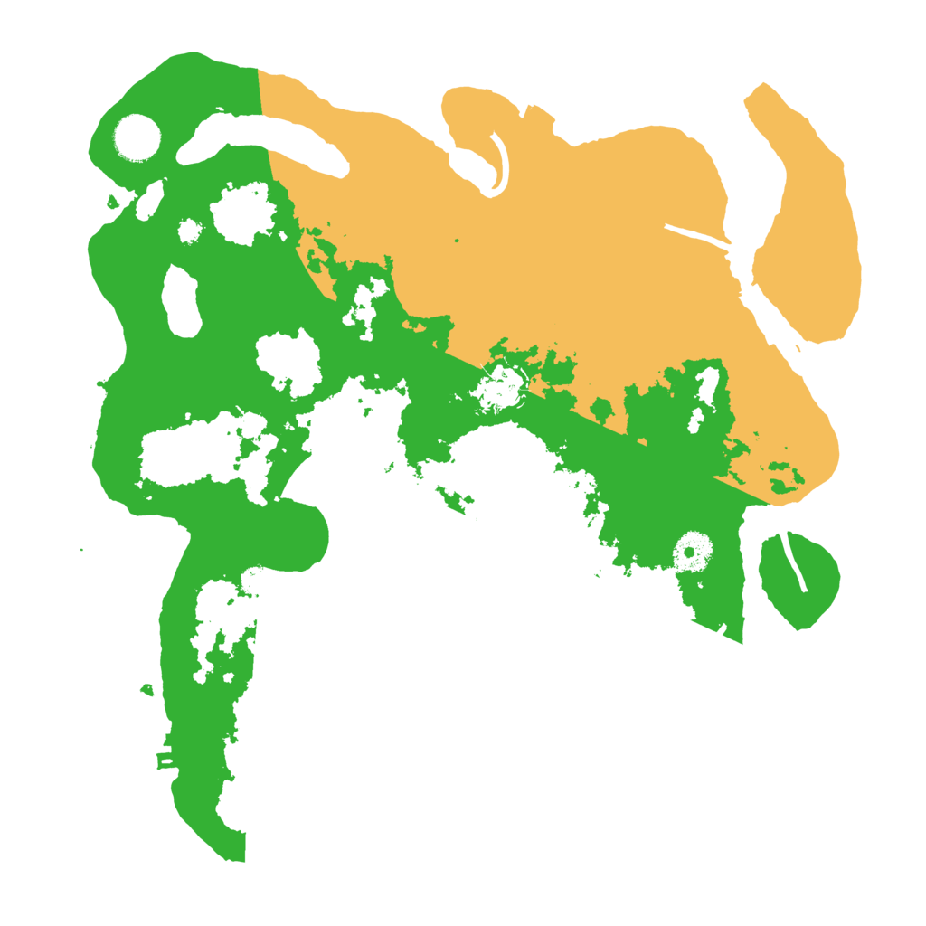 Biome Rust Map: Procedural Map, Size: 3500, Seed: 446494919