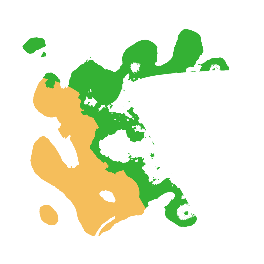 Biome Rust Map: Procedural Map, Size: 2500, Seed: 42069420