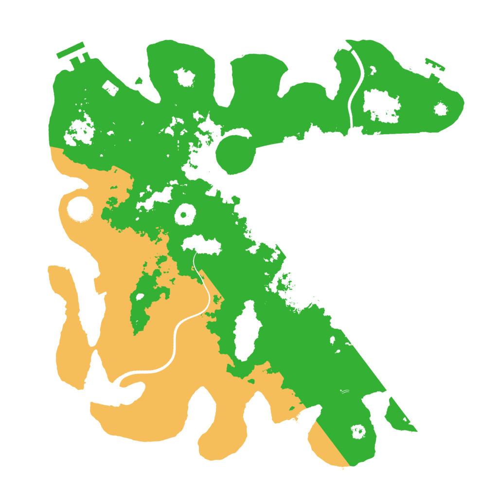 Biome Rust Map: Procedural Map, Size: 3450, Seed: 55077126