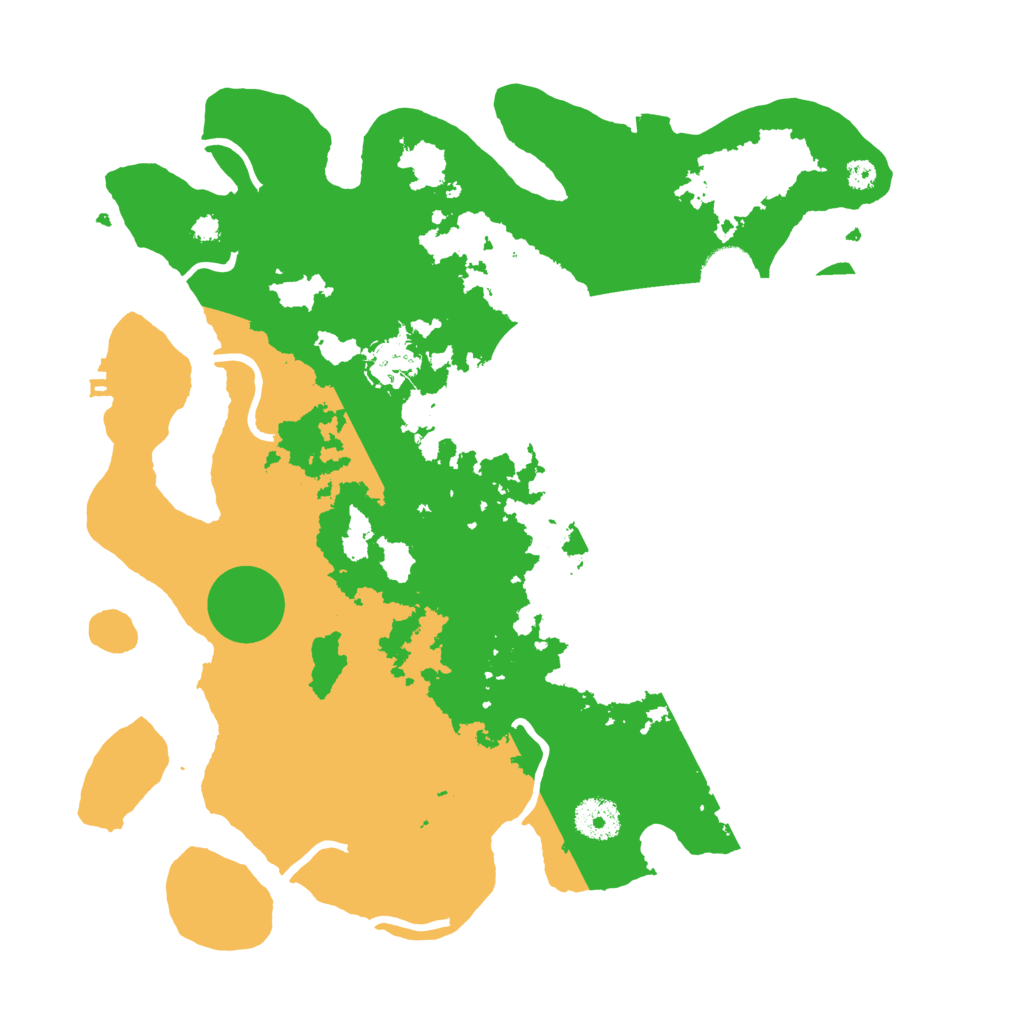 Biome Rust Map: Procedural Map, Size: 3500, Seed: 1330008461