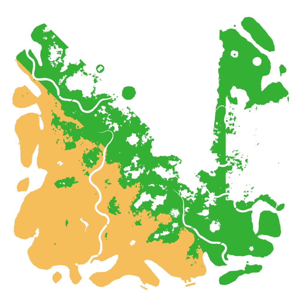 Biome Rust Map: Procedural Map, Size: 6000, Seed: 305674315